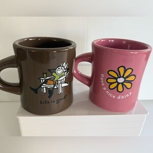 LIFE IS GOOD Mugs - Set of 2